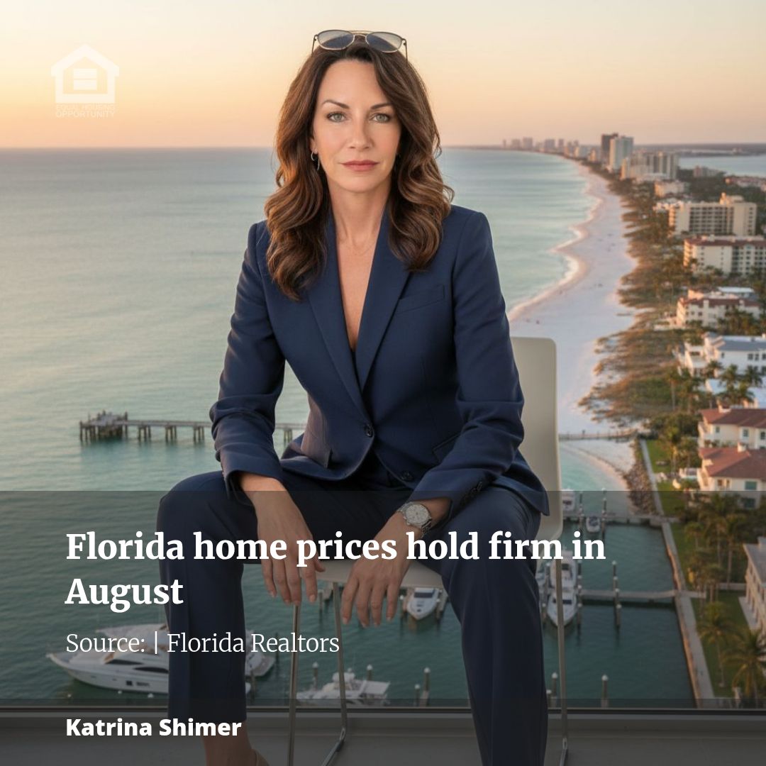 Florida home prices hold firm in August